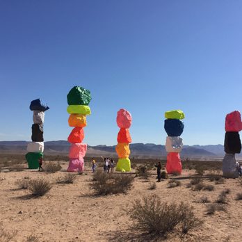 Seven Magic Mountains - Public Art Near Me - Las Vegas, Nevada