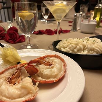 Camille's - My lobster tails and whipped mashed potatoes. So yummy! - Italian Near Me - Providence, Rhode Island