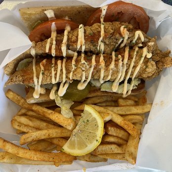 DB’s Cajun Kitchen - Traditional Catfish Poboy and fries - Seafood Near Me - Las Vegas, Nevada DB’s Cajun Kitchen - Traditional Catfish Poboy and fries - Seafood Near Me - Las Vegas, Nevada
