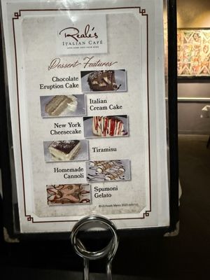 Menu photo 1 Reale's Italian Cafe Austin, TX
