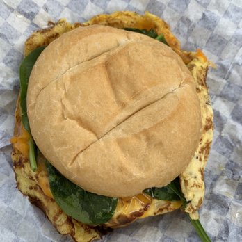 Southie Coffee - Egg sandwich with spinach - Coffee & Tea Near Me - Seminole, Florida