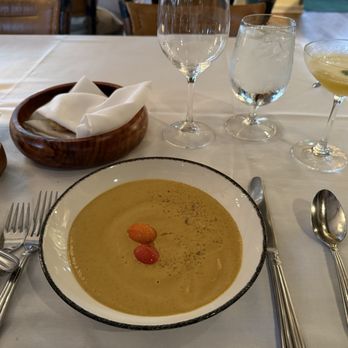 Merriman's - Soup of the day - kabocha squash - Hawaiian Near Me - Kamuela, Hawaii