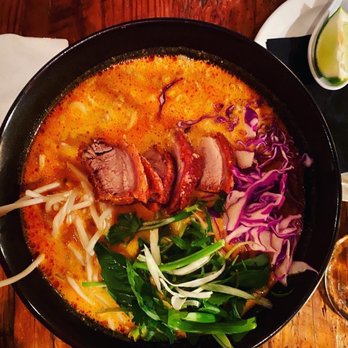 Bida Manda - Crispy Pork Belly Soup Dinner - Laotian Near Me - Raleigh, North Carolina