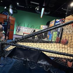 Arizona Science Center - Little guy refused to leave until he had 100 baskets - and he did it!