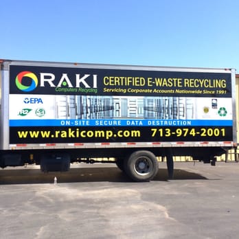 RAKI Electronics Recycling - RAKI Computers new trucks coming to a business near you. - Recycling Center Near Me - Houston, Texas RAKI Electronics Recycling - RAKI Computers new trucks coming to a business near you. - Recycling Center Near Me - Houston, Texas