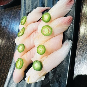 Sushi Koma - Yellowtail nigiri - Sushi Bars Near Me - Las Vegas, Nevada Sushi Koma - Yellowtail nigiri - Sushi Bars Near Me - Las Vegas, Nevada