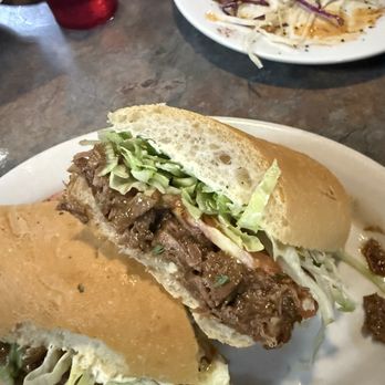 Charlie's Restaurant & Catering - Roast beef po-boy (this is a HALF), fried, Fried shrimp on a bun and Raging Asian Shrimp! - Seafood Near Me - Violet, Louisiana