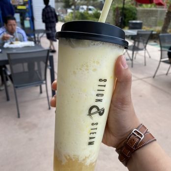 Stick & Steam - E5 Golden Pineapple Tea - not worth it - Dim Sum Near Me - Millbrae, California Stick & Steam - E5 Golden Pineapple Tea - not worth it - Dim Sum Near Me - Millbrae, California