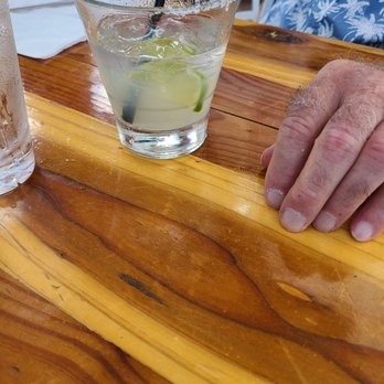 Estrella's - Small glass, but still yummy margarita! - Mexican Near Me - Fallbrook, California