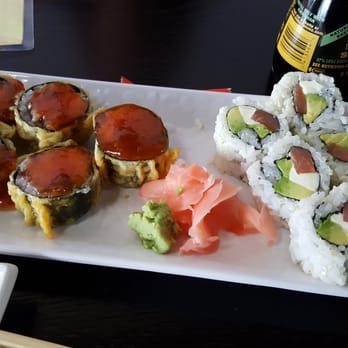 China Dragon 1 - Sunny roll left. Philly roll right - Chinese Near Me - Algonquin, Illinois