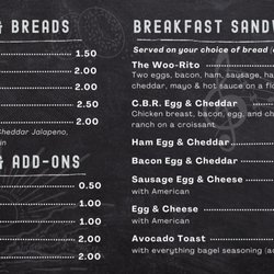 Dan’s Rockin’ Cafe - All-day Breakfast Menu 2023