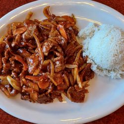 Golden Crown - Mongolian beef - be sure to order it extra spicy for maximum deliciousness