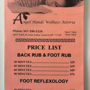 Angel Hands Wellness - Menu - Massage Near Me - Astoria, New York Angel Hands Wellness - Menu - Massage Near Me - Astoria, New York