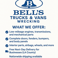 Bell’s Trucks and Vans Wrecking