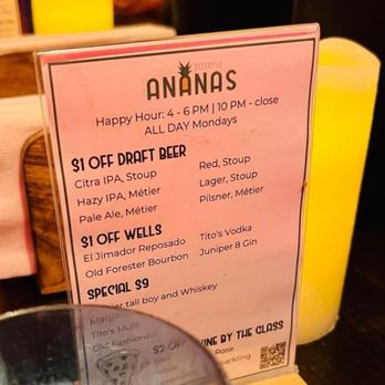 Ananas Pizzeria - Menu - Pizza Near Me - Seattle, Washington