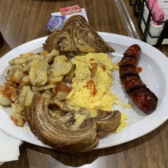 Sparty's Coney Island - Polish sausage and eggs. - Breakfast & Brunch Near Me - Lansing, Michigan