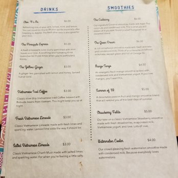 Em Vietnamese Kitchen - Drinks and Smoothies Menu - Vietnamese Near Me - Brooklyn, New York Em Vietnamese Kitchen - Drinks and Smoothies Menu - Vietnamese Near Me - Brooklyn, New York