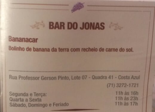 Bar do Jonas by null
