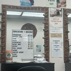 Nila's Eyebrow Center - Menu - June 2024