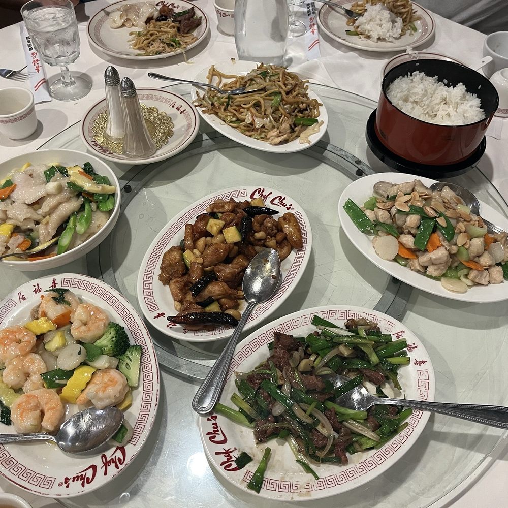 Chef Chu's - Mongolian beef , prawn with vegetables, Rainbow Fish Fillets, Chow Mein, Almond Chicken, Classic Kung Pao Chicken - Chinese Near Me - Los Altos, California