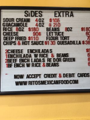Menu photo 4 Rito's Mexican Food Phoenix, AZ Menu photo 4 Rito's Mexican Food Phoenix, AZ