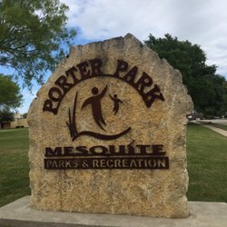 Porter Park - Park sign