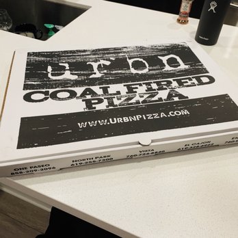 URBN - Huge box - fits two small pies - Pizza Near Me - Vista, California