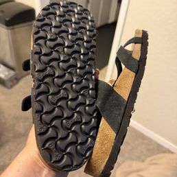 Newly replaced soles on my favorite pair of Birkenstocks. Newly replaced soles on my favorite pair of Birkenstocks.