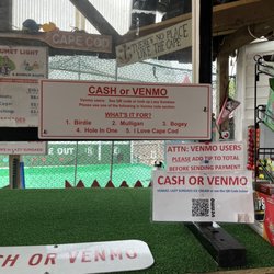 Cataumet Light Mini Golf & Bumper Boats - Cash or Venmo