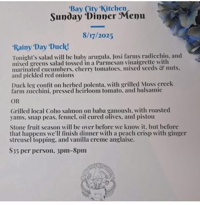 Menu photo 2 Bay City Kitchen Bay City, OR Menu photo 2 Bay City Kitchen Bay City, OR