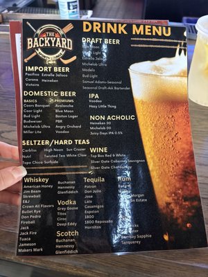 Menu photo 3 The Backyard Sports Lounge Westminster, CO Menu photo 3 The Backyard Sports Lounge Westminster, CO