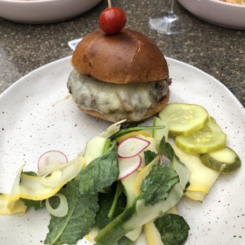 Glass Ceiling Rooftop - Salad & cheeseburger - Lounges Near Me - New York, New York