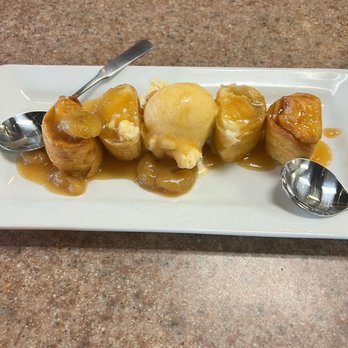 A’HA Crawfish Bistro - Banana fosters cheesecake egg rolls - Burgers Near Me - Richland, Mississippi A’HA Crawfish Bistro - Banana fosters cheesecake egg rolls - Burgers Near Me - Richland, Mississippi