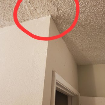 Evelyn Gardens - Moisture build up from no dryer vent, wall came undone, picture shows they had tp repatch it. - Apartments Near Me - Sunnyvale, California Evelyn Gardens - Moisture build up from no dryer vent, wall came undone, picture shows they had tp repatch it. - Apartments Near Me - Sunnyvale, California