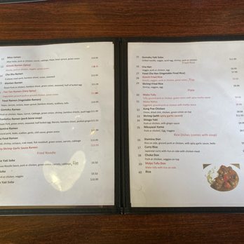 Grace Noodle - Menu - Ramen Near Me - Richmond, Virginia