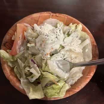 The Riverboat Restaurant - Salad with ranch dressing I added pepper - New American Near Me - Hagerman, Idaho