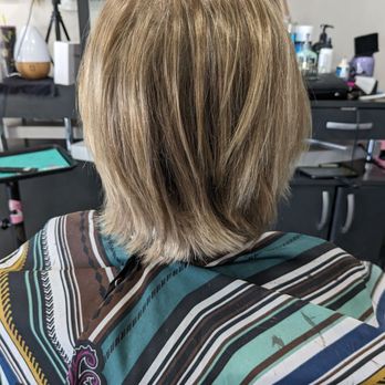 Happy Hair Salon - AFTER: Veronica gave some textured layers, keeping most of the length and trimming the worst of the damaged ends. SUCCESS! - Hair Salons Near Me - Yucaipa, California Happy Hair Salon - AFTER: Veronica gave some textured layers, keeping most of the length and trimming the worst of the damaged ends. SUCCESS! - Hair Salons Near Me - Yucaipa, California