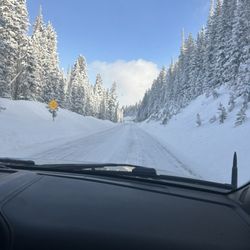 Shady Creek Rv Park - On top of the Grand Mesa in Winter.