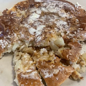 Cristy's Madison, Restaurant & Bar - Coconut pineapple macadamia nut pancake. So good I forgot to take a picture before my first bite! - American Near Me - Madison, Connecticut Cristy's Madison, Restaurant & Bar - Coconut pineapple macadamia nut pancake. So good I forgot to take a picture before my first bite! - American Near Me - Madison, Connecticut