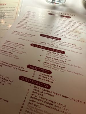 Menu photo 1 Monte Carlo Minneapolis, MN Menu photo 1 Monte Carlo Minneapolis, MN