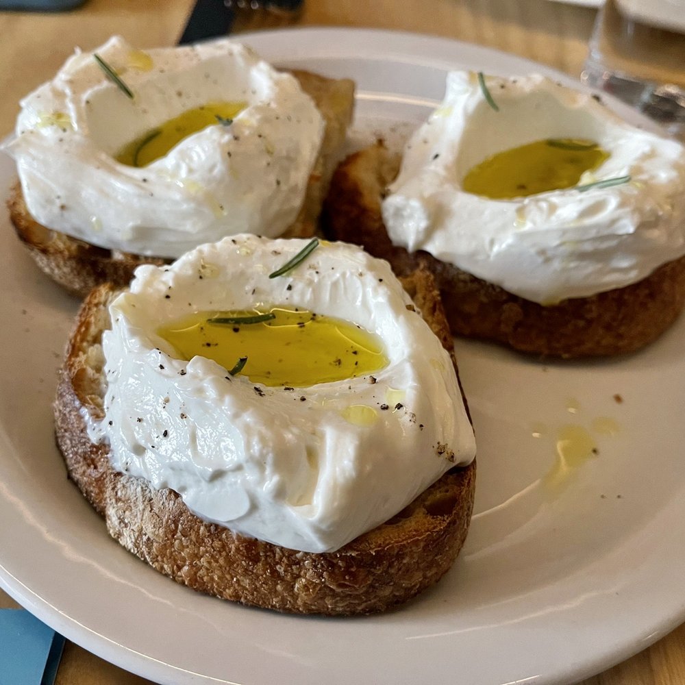 Uccellino - Goat ricotta crostini - Italian Near Me - Edmonton, Alberta