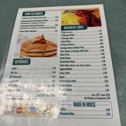 Tallman’s Coffee Shop - Menu2