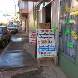 El Escorpion - The sign outside