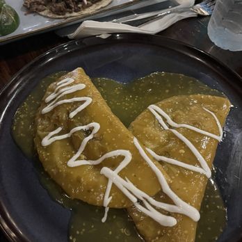 Maggie's Blue Rose - Crab empanadas, surprisingly crisp, delicious and fresh! - Mexican Near Me - Avalon, California Maggie's Blue Rose - Crab empanadas, surprisingly crisp, delicious and fresh! - Mexican Near Me - Avalon, California