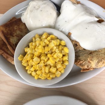 Brookside Cafe - Chicken fried steak with mash, corn and Texas toast - Breakfast & Brunch Near Me - Hurst, Texas Brookside Cafe - Chicken fried steak with mash, corn and Texas toast - Breakfast & Brunch Near Me - Hurst, Texas