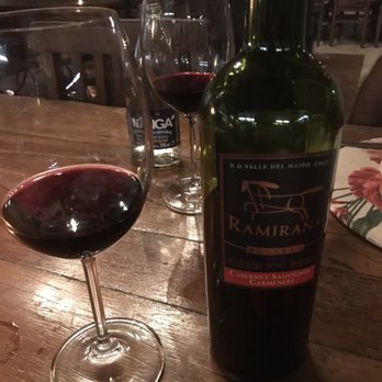 Restaurante Paladino - Great Cabernet from Chile - Brazilian Near Me - Belo Horizonte, MG