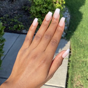Nail Boutique - French dipping ombré with length - Nail Salons Near Me - Allen, Texas Nail Boutique - French dipping ombré with length - Nail Salons Near Me - Allen, Texas
