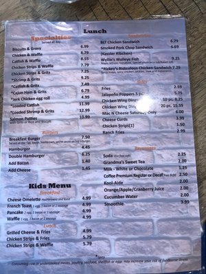 Menu photo 2 Mrs. Betty's Kitchen Racine, WI Menu photo 2 Mrs. Betty's Kitchen Racine, WI