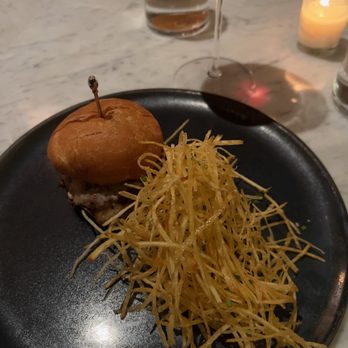 Black Radish - mini lamb burger - Desserts Near Me - San Diego, California