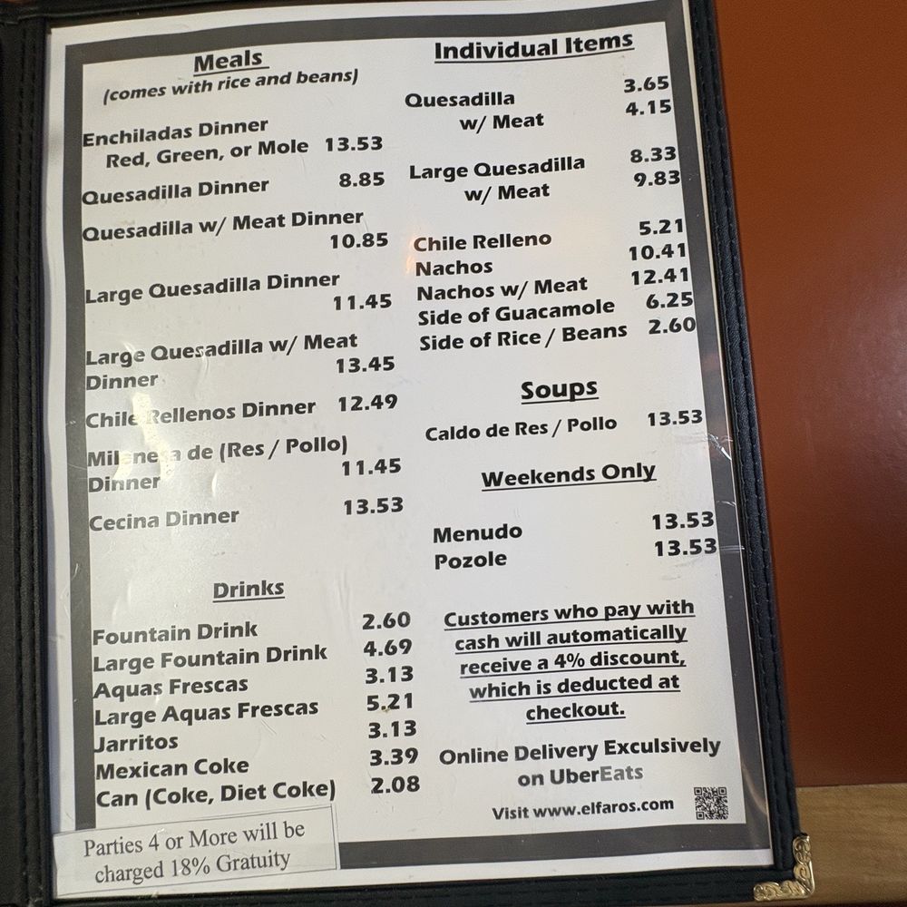 El Faro - Menu - Mexican Near Me - Riverside, Illinois El Faro - Menu - Mexican Near Me - Riverside, Illinois